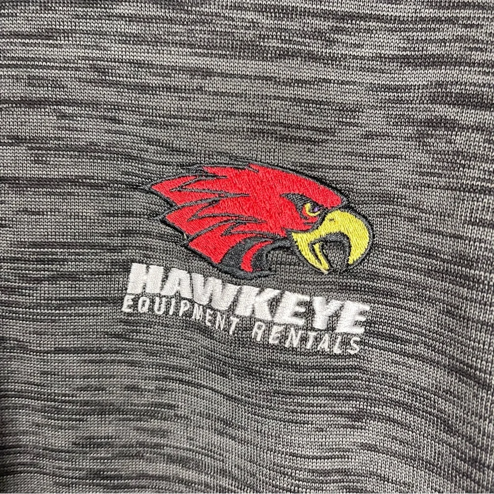 Under Armour ColdGear 1/4 Zip Pullover Men’s XL Loose Fit Sweater Hawkeye Logo
